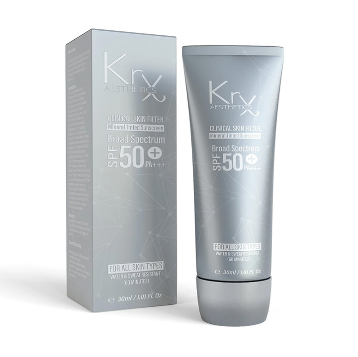 CLINICAL SKIN FILTER TINTED SUNSCREEN SPF 50 РА+++ L/M, тон светлый телесный, 30 гр.