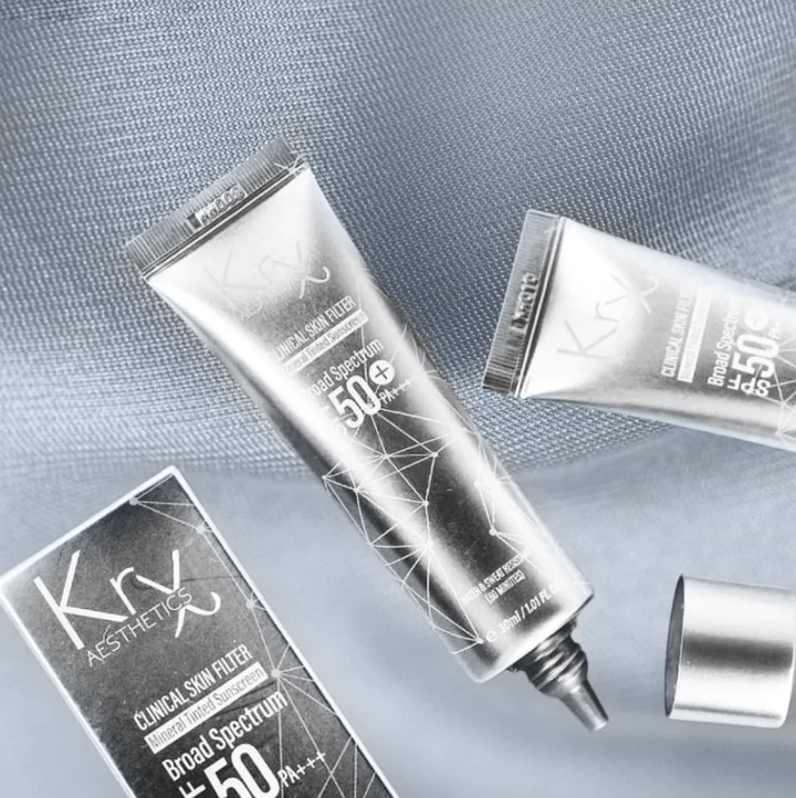 CLINICAL SKIN FILTER TINTED SUNSCREEN SPF 50 РА+++ L/M, тон светлый телесный, 30 гр.